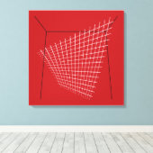 ベルトーアイアオマージュミッドセンチュリーデザインプリント キャンバスプリント (インサイチュ (ウッドフロア))