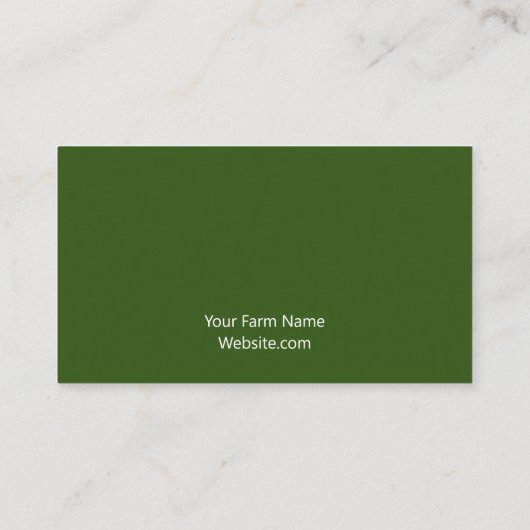 ベルト付きハロウェイファーム名刺 名刺 (裏面)