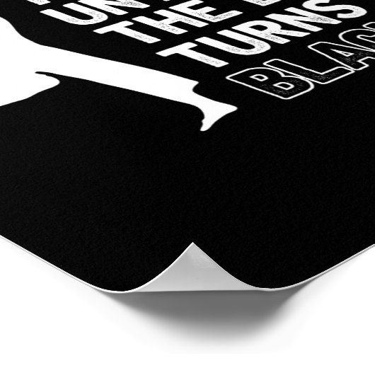 ベルト保が黒いカルに変わるまおもしろいでの訓練 ポスター (角)