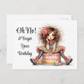 ベルト誕生日はがき ポストカード (正面/裏面)