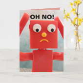 ベルト誕生日カーおもしろいド カード (黄色い花)