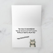 ベルト誕生日カード サンキューカード (内部)