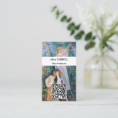 ベルト・モリソット - チェリー・ピッカー - QRコード 名刺 (スタンド正面)