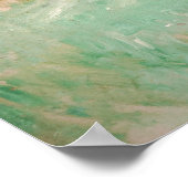 ベルト・モリソット - ブージヴァルの麦の山 ポスター (角)