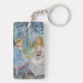 ベルト・モリソット - 窓辺の少女たち キーホルダー (裏面)
