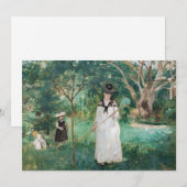 ベルト・モリソット - 蝶の狩 サンキューカード (正面/裏面)