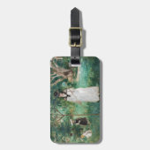 ベルト・モリソー - バタフライ・ハント ラゲッジタグ (正面縦)