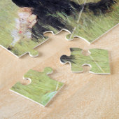 ベルト・モリゾ著草原 ジグソーパズル (側面)