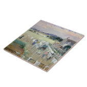 ベルト・モリゾ-乾燥するために洗濯をつるします タイル (側面)