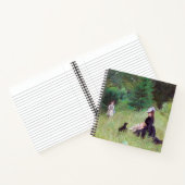 ベルト・モリゾ - 公園で ノートブック (内部)