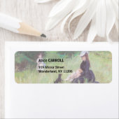 ベルト・モリゾ - 公園で ラベル (インサイチュ)