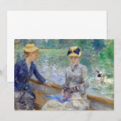 ベルト・モリゾ - 夏の日 招待状 (正面/裏面)