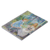 ベルト・モリゾ - 窓辺の少女たち ノートブック (左側)