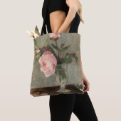 ベルト・モリゾ、美学の芍薬の絵画 トートバッグ (クローズアップ)