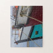 ベルドディフ魚釣りボーツサウスアフリカハーバー ジグソーパズル (縦)