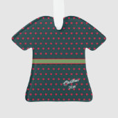 ベルドドドールドレス人形クリスマスTシャツ オーナメント (裏面)