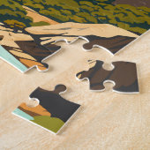 ベルドンゴルジュフランストラベルアートヴィンテージ ジグソーパズル (側面)