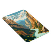 ベルドンゴルジュフランストラベルアートヴィンテージ マグネット (右側)