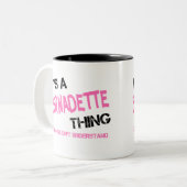 ベルナデット君には分からないこと ツートーンマグカップ (正面左)