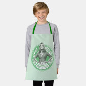 ベルナデット情報グラフィック エプロン (着用した状態)