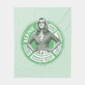 ベルナデット情報グラフィック フリースブランケット (正面)