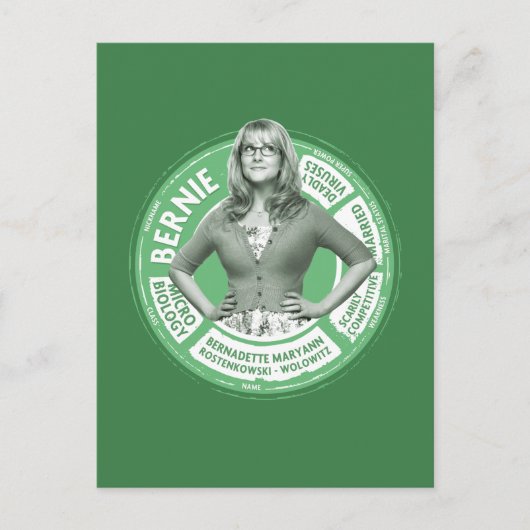 ベルナデット情報グラフィック ポストカード (正面)