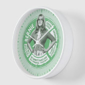 ベルナデット情報グラフィック 壁時計 (傾斜)