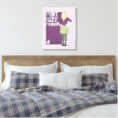 ベルナデット |印刷サイズの電力 キャンバスプリント (インサイチュ (寝室))