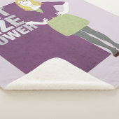 ベルナデット |印刷サイズの電力 シェルパブランケット (3/4)