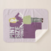 ベルナデット |印刷サイズの電力 シェルパブランケット (正面(横))