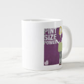 ベルナデット |印刷サイズの電力 ジャンボコーヒーマグカップ (正面右)