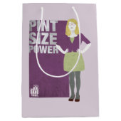 ベルナデット |印刷サイズの電力 ミディアムペーパーバッグ (正面)