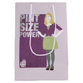 ベルナデット |印刷サイズの電力 ミディアムペーパーバッグ (裏面)