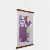 ベルナデット |印刷サイズの電力 吊り下げ型タペストリー (傾斜あり)