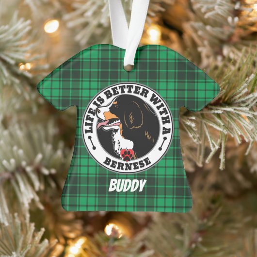 ベルナパーソナライズされたー人の方がベルン人の方が生活が好い オーナメント (ツリー)