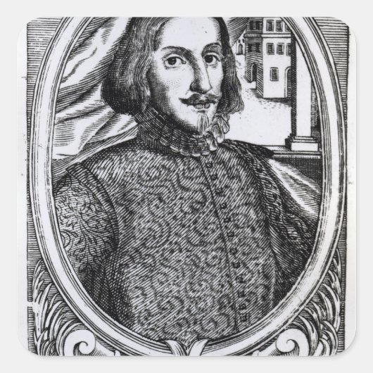 ベルナルディーノ・デ・メンドーサ, 1595 スクエアシール (正面)