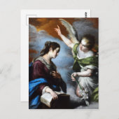 ベルナルドストロジザ受胎告知 ポストカード (正面/裏面)