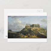 ベルナルド・ベルロットによるコニシュタイン要塞 ポストカード (正面/裏面)