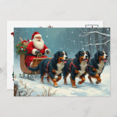 ベルナーセンネンのクリスマスカード シーズンカード (正面/裏面)