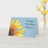 ベルニス誕生日カード カード (黄色い花)