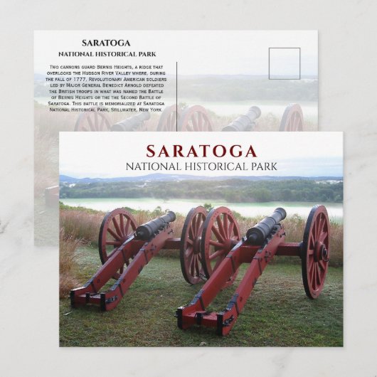 ベルニス・ハイツ・バトル・オブ・サラトガ ポストカード (正面/裏面)