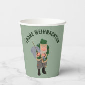 ベルニッケル漫画のパーソナライズされたクリスマス 紙コップ (裏面)