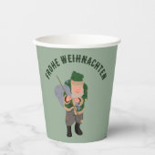 ベルニッケル漫画のパーソナライズされたクリスマス 紙コップ (正面)