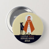 ベルニーの小さく赤いフード 缶バッジ (正面&裏面)