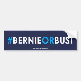 ベルニーの研摩機のバンパーステッカーの#BERNIEORBUST バンパーステッカー