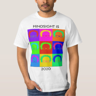 ベルニーの研摩機のポップアートの"事後考察は20/20枚のTシャツです Tシャツ