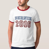 ベルニーの研摩機の大統領2016運動フォント Tシャツ (正面)