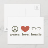 ベルニーの研摩機の選挙のスワッグ ポストカード (正面/裏面)