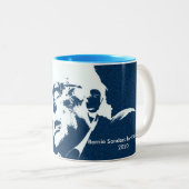 ベルニーの研摩機の"事後考察は20/20のコーヒー・マグです ツートーンマグカップ (正面右)