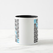 ベルニーの研摩機のtextStacks マグカップ (中央)